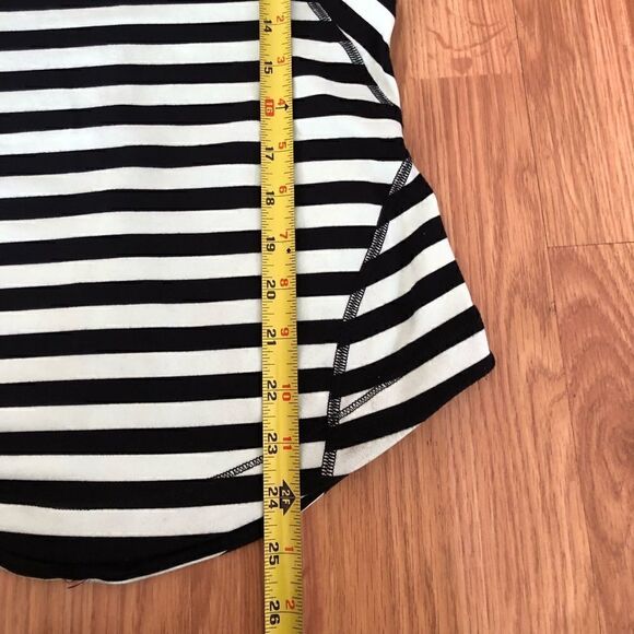 Lululemon Run: Reflect Long Sleeve Sea Stripe Mint Moment Black/Black - Picture 7 of 13